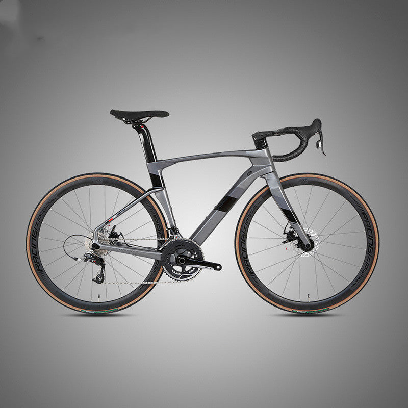 Carbon fiber road bike with Disc Brakes