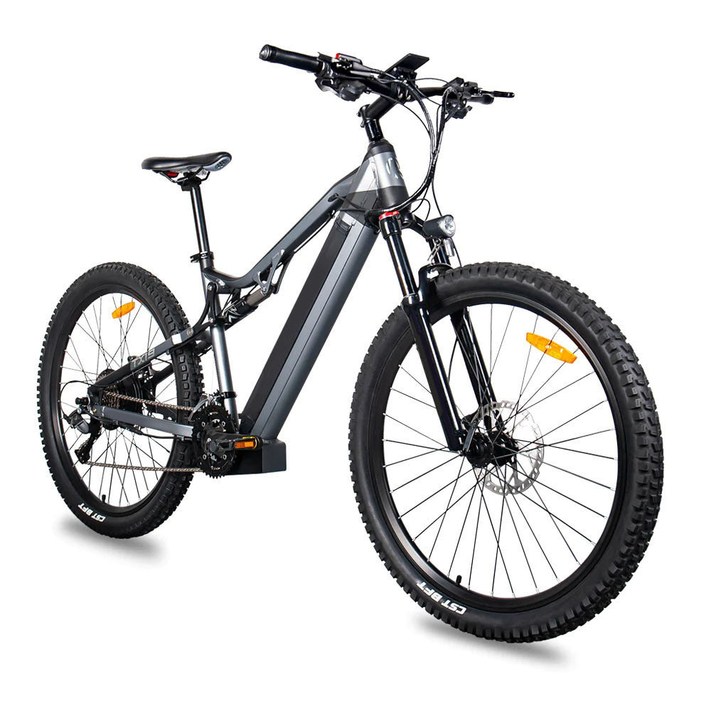 Red 500W Electric Ebike - 27.5 Inch Electric Mountain Bicycle 48V 27 Speed 
(US Market)