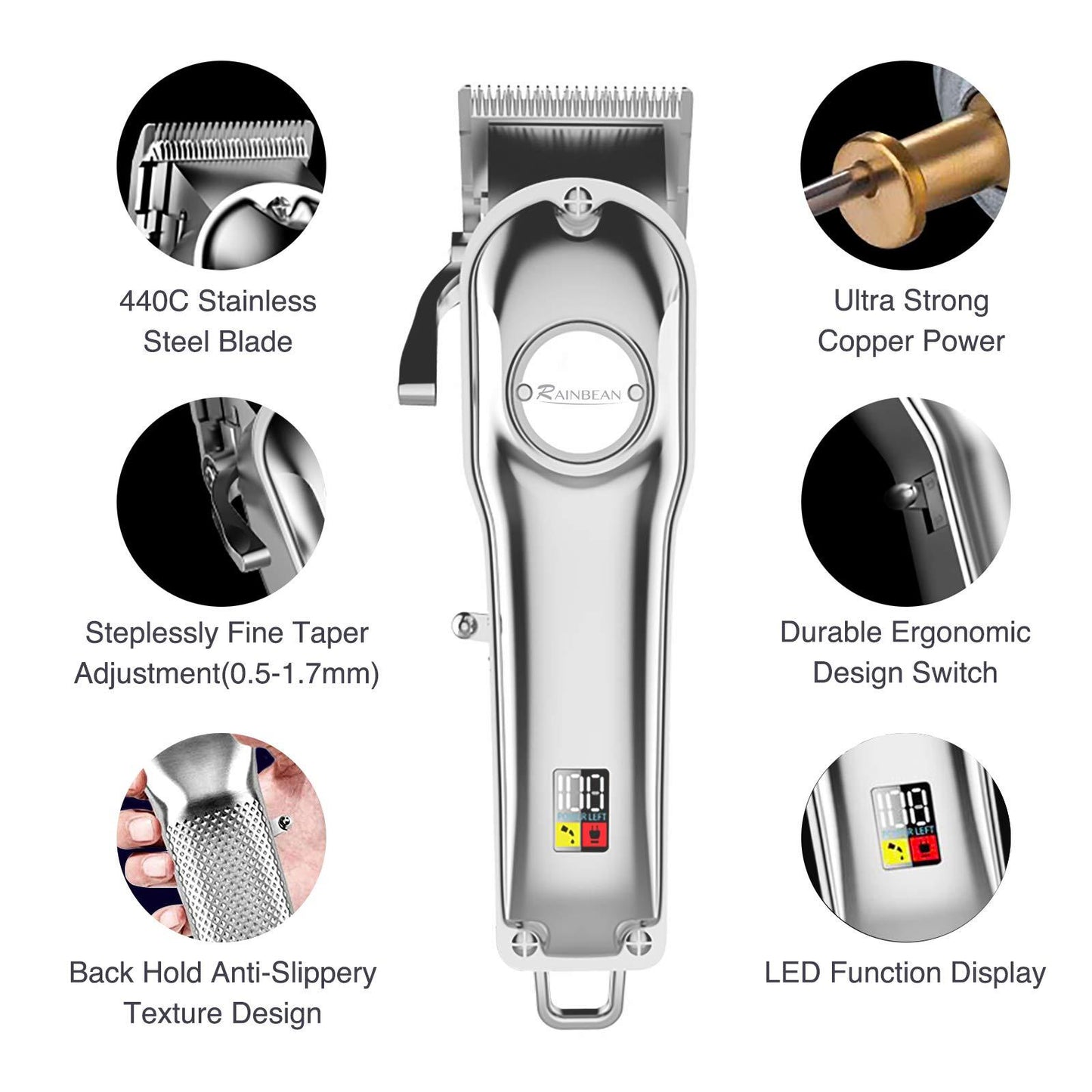 Trimmer Grooming Kit Cordless Hair Clipper Male / Female