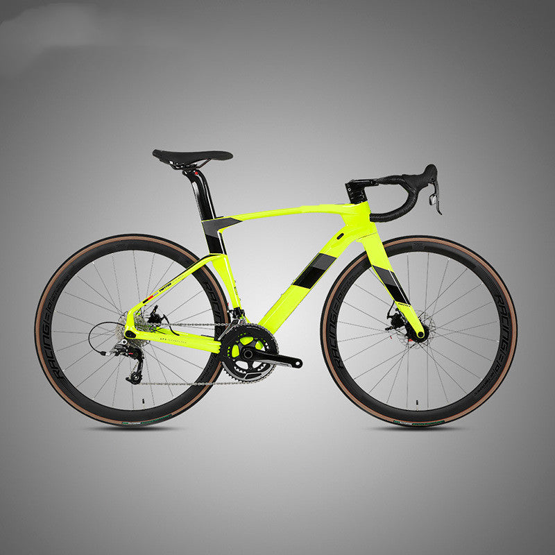 Carbon fiber road bike with Disc Brakes