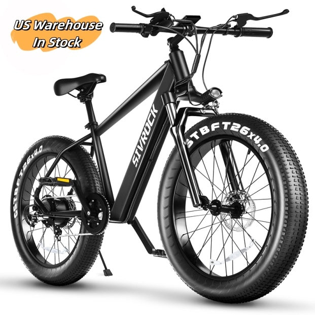 26 inch Fat Tire Electric Mountain Bicycle, 1000W Motor 48V 15Ah Ebike (US Market)