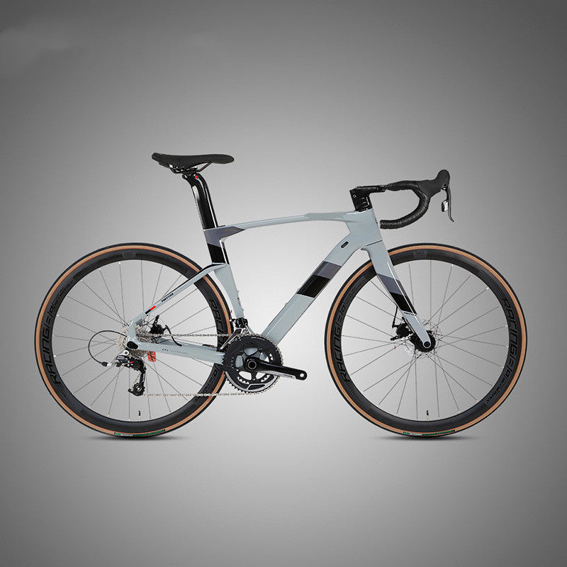 Carbon fiber road bike with Disc Brakes