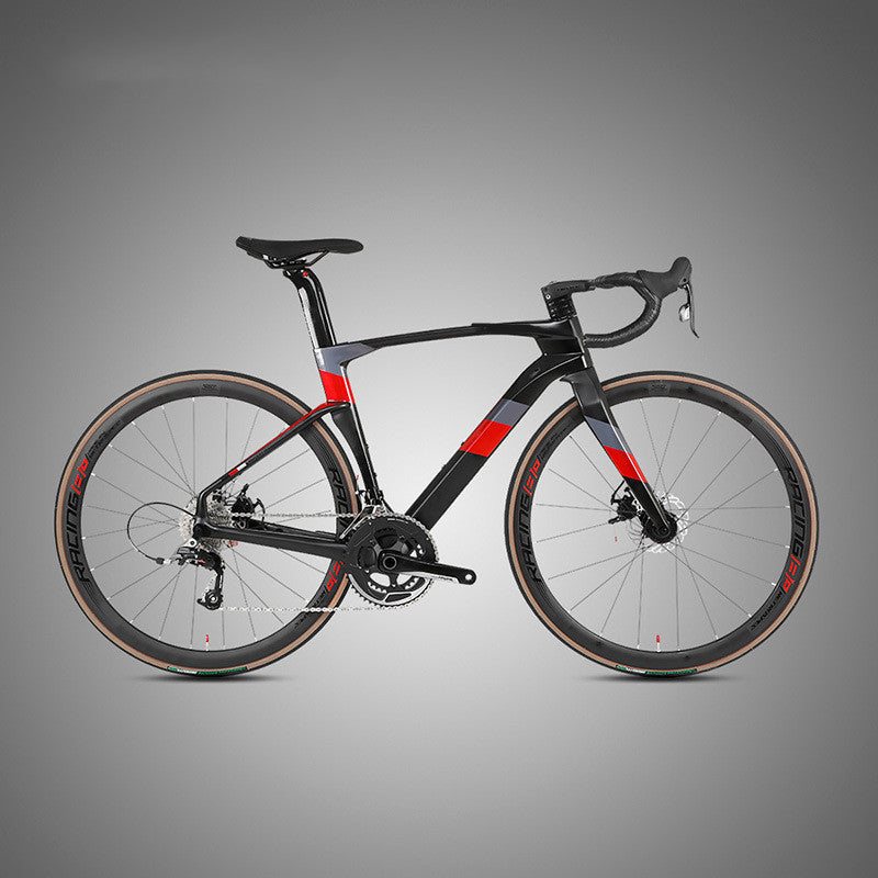 Carbon fiber road bike with Disc Brakes