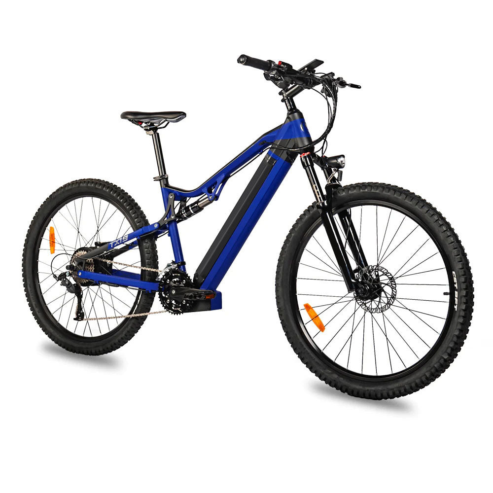 Red 500W Electric Ebike - 27.5 Inch Electric Mountain Bicycle 48V 27 Speed 
(US Market)