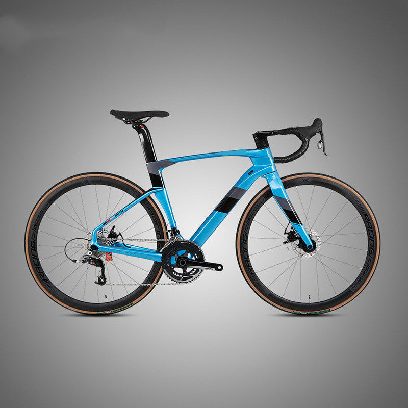 Carbon fiber road bike with Disc Brakes